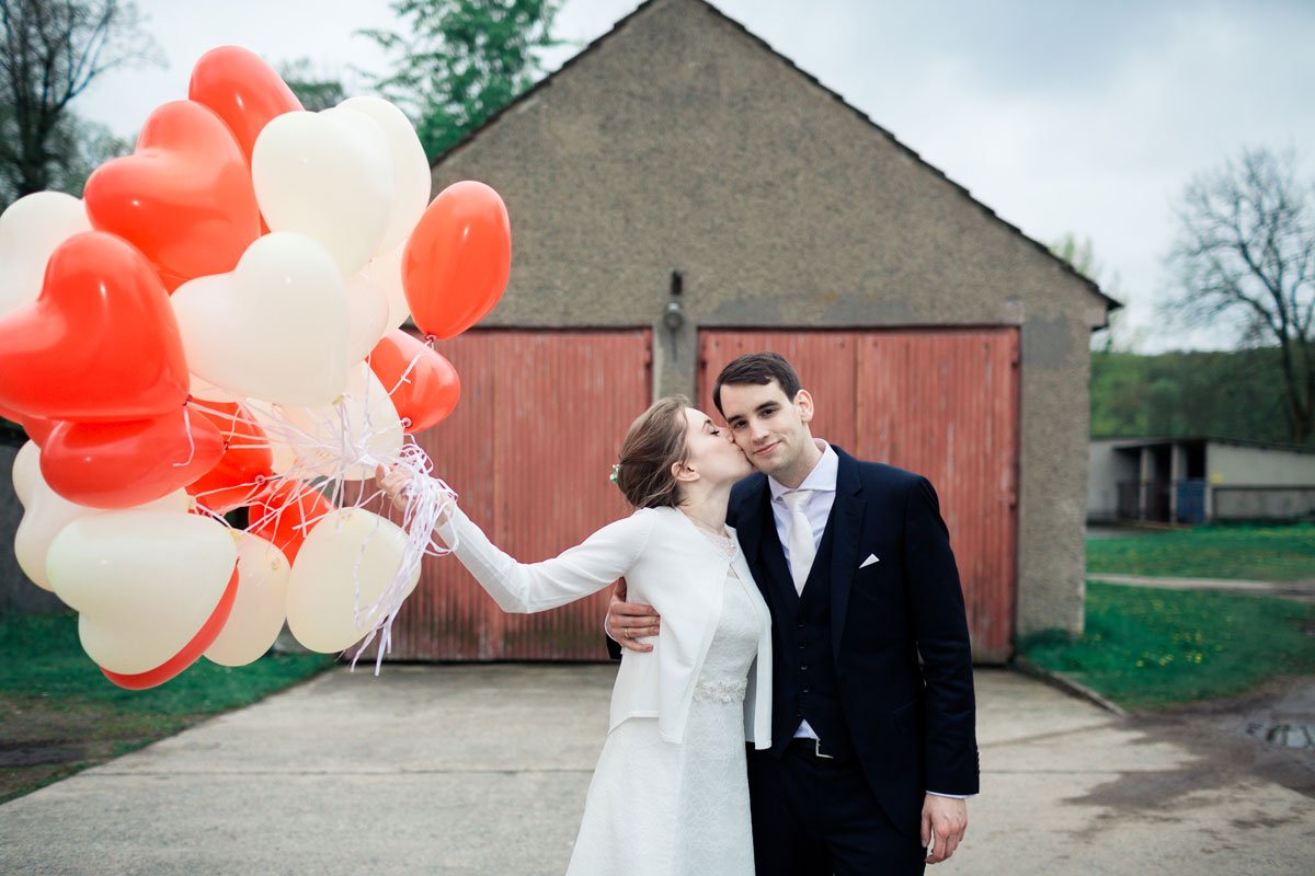 Hochzeit Herzluftballongs